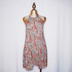 ZARA Paisley pattern tank mini dress, Medium